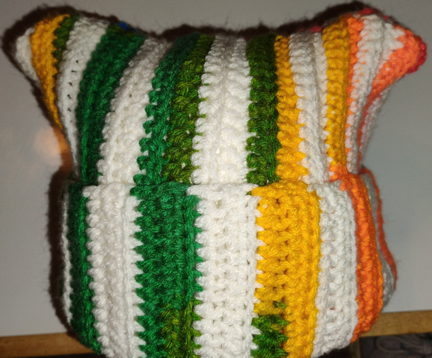 Crocheted Cat Ear Beanie