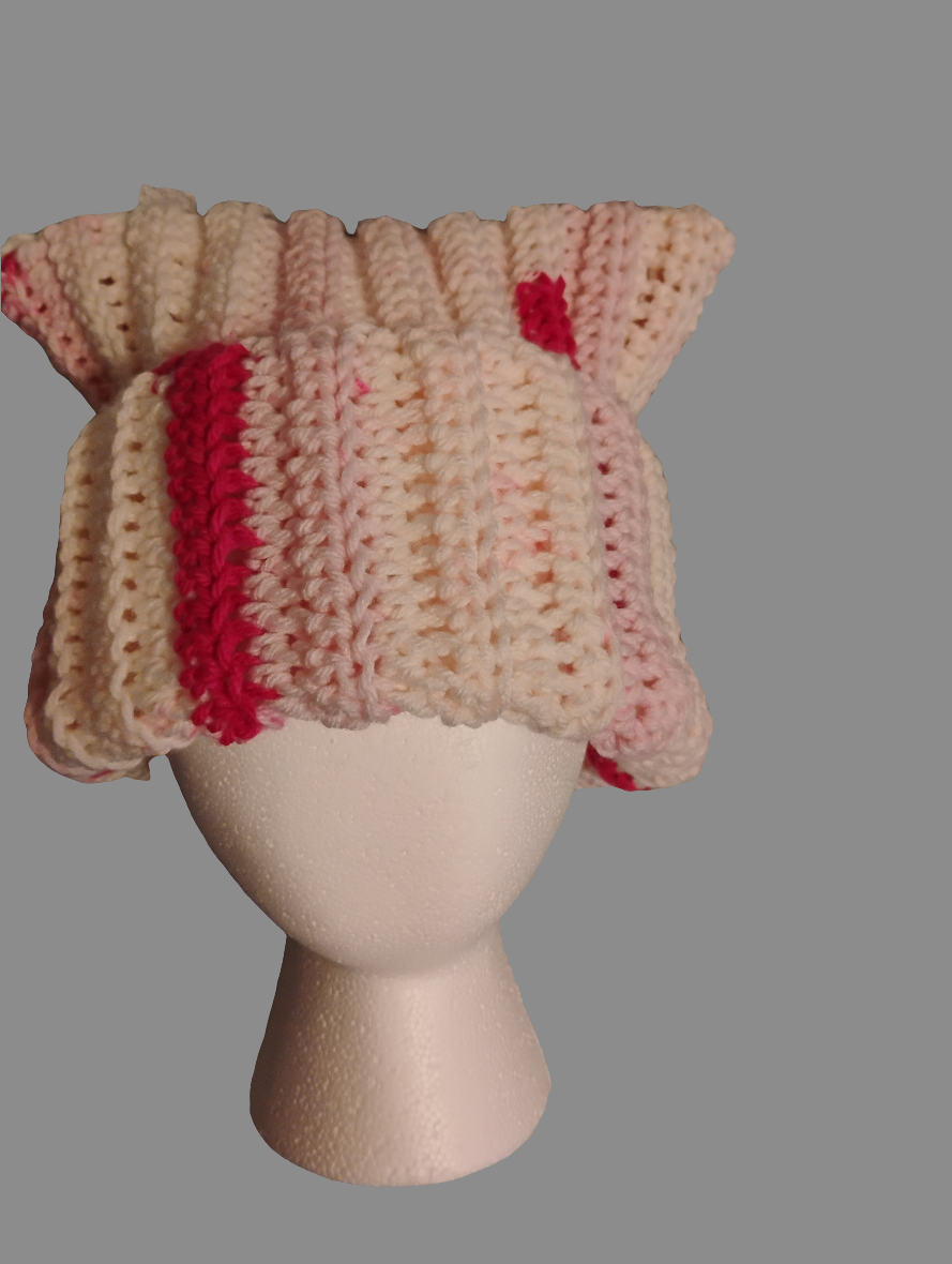 Pink Cat Ear Hat